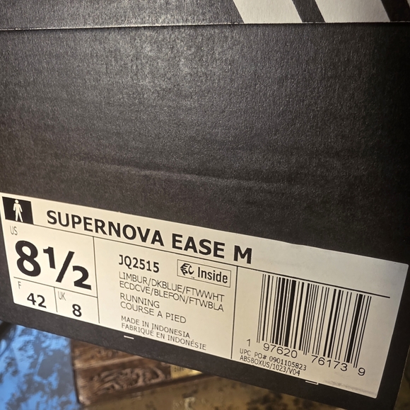 Adidas Men's Supernova Ease 8½ Running Shoes - Picture 4 of 14